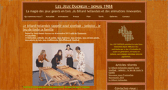 Desktop Screenshot of jeux-ducreux.fr